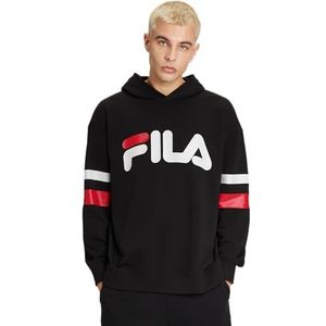 Fila Luohe oversized sweatshirt met capuchon, zwart, M, Zwart, M