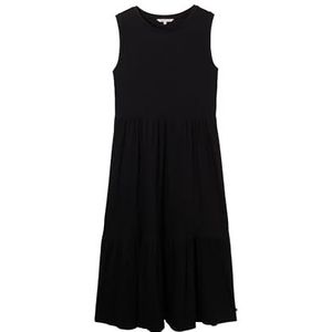 TOM TAILOR Denim Damesjurk, 14482 - Deep Black, XL