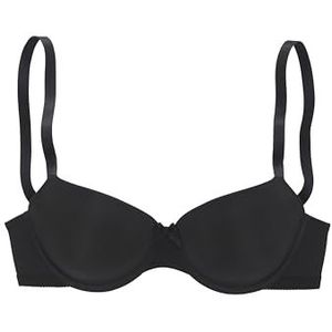 Zwart - Gewatteerde Bralette - Microtouch - Met Beugel