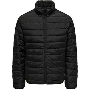 ONLY & SONS ONSBRON Quilt Jacket OTW VD gewatteerde jas, zwart, M, zwart, M