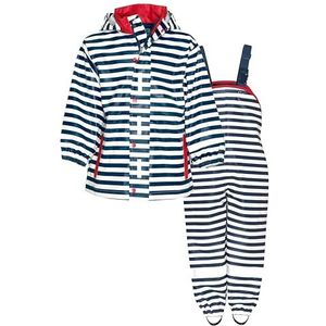 Playshoes Tweedelig regenpak, modderpak, waterdicht, Maritiem., 86