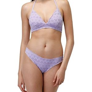 LOVABLE Midi-slip Sangallo kanten bikini voor dames, Lavendel, L
