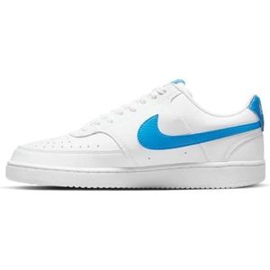 Nike Court Vision Low Next Nature, herensneaker, wit/LT Photo Blue, 42 EU, wit Lt Photo Blue, 42 EU
