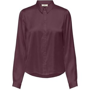 JDY - Satijnen Blouse - Rechtvallende Pasvorm - Lange Mouwen