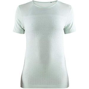 Craft Urban Rush Fuseknit Light T-shirt voor dames, mint, zilver