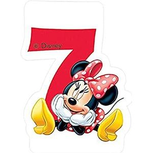 Disney Cijferkaars Minnie Muisnummer 7 (6cm)