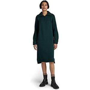 G-STAR RAW Dames Skipper Loose Knit Dress, Groen (lauw D170-4287), XS