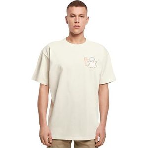 Merchcode Heren T-shirt 100% katoen zand L, zand, L