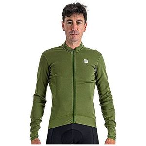 SPORTFUL MONOCROM Thermal Jersey shirt met lange mouwen, Green Bottle, XL voor heren, Groene Fles, XL