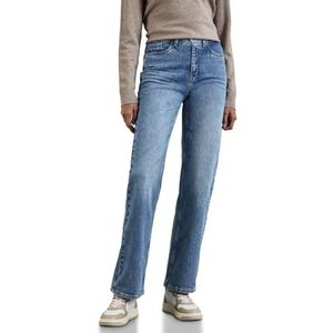 Street One Damesjeans in casual fit, Light Blue Authentic Wash, 25W / 32L