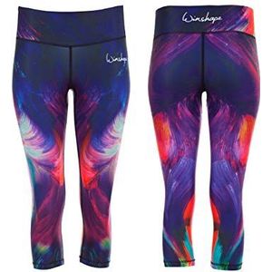 WINSHAPE Ael202 Functional Colour Explosion Power Shape 3/4-tights leggings voor dames, met anti-slip effect, slanke stijl, fitness, vrije tijd, sport, yoga, workout
