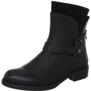 JETTE Road Trip Booty 63/22/11687 dames fashion halfhoge laarzen & enkellaarzen, zwart zwart 900, 36 EU