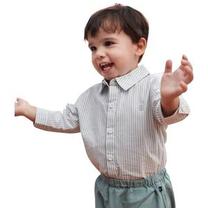 Petit Bateau Shirt met lange mouwen voor, paul/schuim, 18 Maanden