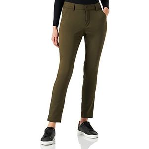 Kaffe Normale broek voor dames, slim fit, vrijetijdsbroek, Druivenblad, 44