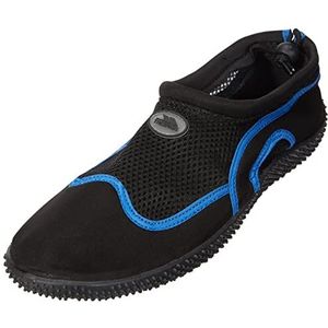 Trespass Paddle Waterschoenen voor volwassenen, uniseks, Zwart Zwart Blauw Bkb, 40 EU