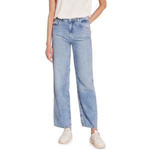 STREET ONE Jeans met hoge taille, Authentic Light Blue, 33W x 32L