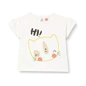 TUC Camiseta Punto Himy Friend onderhemd voor meisjes, wit, 12 Maanden