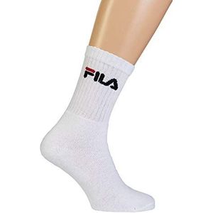Fila F9505, effen sokken, wit, 39/42, verpakking van 3 stuks
