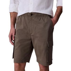 Calvin Klein Jeans Shorts voor heren, Grijs (Bungee Cord), L