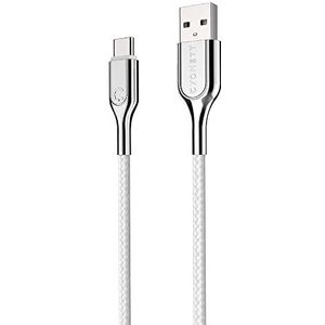 Cygnett Armored 2.0 USB-C naar USB-A (3A/60W) kabel 1 m wit
