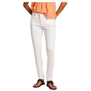 Denim - Skinny Jeans - Blauw - Katoen - Hoge Taille