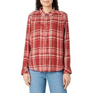 TOM TAILOR Dames Blouse met ruitpatroon 1033881, 30678 - Red Pink Check, 40