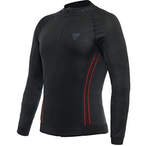 Dainese Heren No Wind Thermo Ls Base Layer Top, Zwart/Rood, L