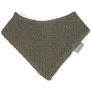 Sterntaler Unisex baby driehoekige sjaal koud weer sjaal, donkergroen, 2