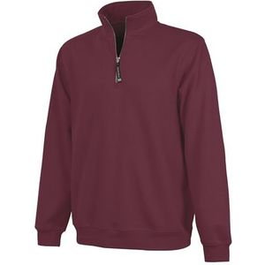 Charles River Apparel Unisex-Adult's Crosswind Quarter Zip Sweatshirt (Regular & Big-Tall Sizes), Maroon, S