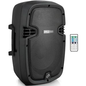 Pyle PPHP837UB Actief PA-systeem, luidspreker, bluetooth met microfoon, 8 inch, bas, subwoofer, podiummonitor, ingebouwde USB voor MP3-versterker, DJ-party, draagbare geluidsuitrusting,