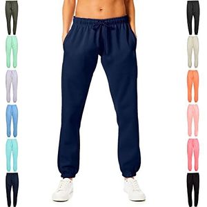 Light & Shade LCLPNT2006 Pastel & Brights Loungewear Joggers Joggers Joggingbroek Broekje, Navy, X-Small