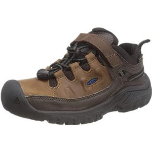 KEEN Targhee Low Waterproof wandelschoenen voor kinderen, uniseks, Coffee Bean Bison, 24 EU