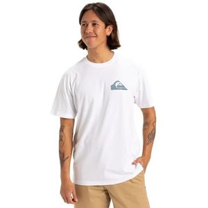 Quiksilver Window Pane SS T-shirt voor heren, Wit, M