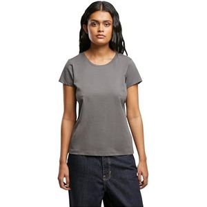 Build Your Brand Dames T-shirt Ladies Sorona Regular Tee, Basic T-shirt voor vrouwen, regular fit, maten XS - 5XL, magnet, S