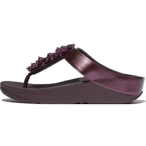 Fitflop Fino sandalen voor dames, Metallic Loodgieter, 5 UK Wide