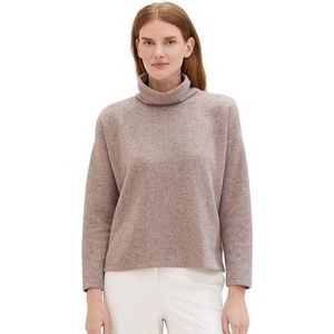 TOM TAILOR Sweatshirt voor dames, 33964 - Dusty Lilac Melange, XXL