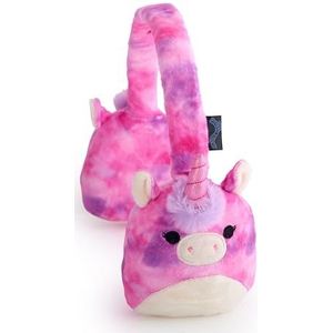 WONDEE - Officiële SQUISHMALLOWS hoofdtelefoon voor kinderen, van zacht en pluizig pluche, origineel cadeau voor meisjes en jongens, draadloze bluetooth-hoofdtelefoon voor kinderen