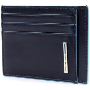 Piquadro kaarthouder voor dames, Blauw (Blu Notte), Eén maat, creditcardhoes