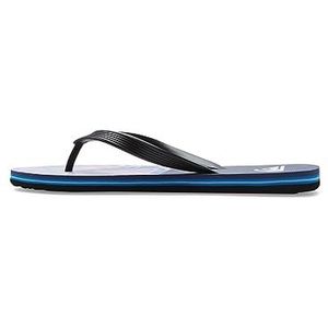 Quiksilver Heren Molokai Art II sandalen, zwart/blauw/roze, 39 EU, Black Blue Pink, 39 EU