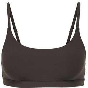 Onlpeachy Scoop Bralette Acc, bruin, M