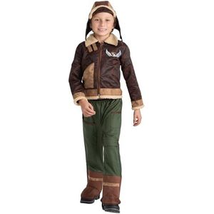 Blauw stewardess kostuum voor kinderen