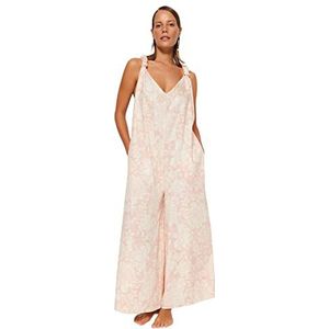 Trendyol Vrouwen Plain Geweven Jumpsuit,Oranje-Veelkleurig,36, Oranje-veelkleurig, 62