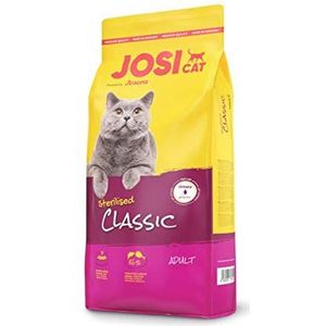 JosiCat Sterilised Classic 1 x 10 kg), premium droogvoer voor volwassen katten, kattenvoer, powered by Josera, per stuk verpakt