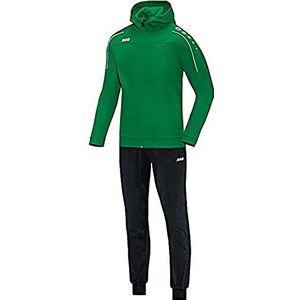 JAKO Kinderen trainingspak polyester Classico met capuchon, sportgroen, 128, M9450