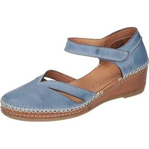 Manitu - Damessandalen, blauw, 38 EU