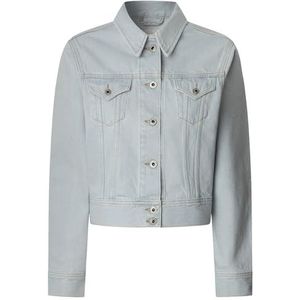 Pepe Jeans - PG2 - Cropped Jasje - Blauw - Denim