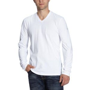 Calvin Klein Jeans CMP20O J1200 Herenshirt/shirt met lange mouwen, wit (001), 52 NL