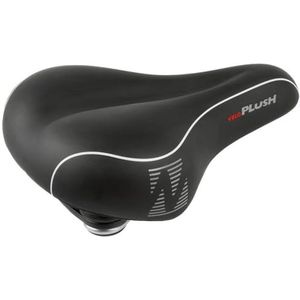 Velo Fietszadel Plush Elasto MF, zwart, _, 12503521