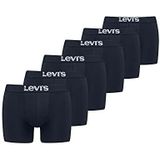 Levi's heren boxershorts Levi's Solid Basic Boxers voor heren (6 stuks), Blauw , S