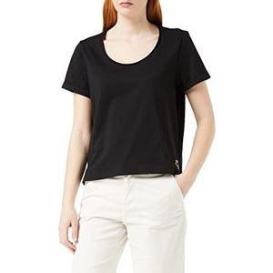 Ted Baker Dames WMB-MIARNA-T-shirt met ronde hals, gemakkelijk te passen, zwart, 3 (UK 12)